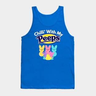 Challi' With My Peeps Easter Tank Top